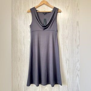 THE LIMITED Women's Dress size M Dark Grey Cowl Neck Sleeveless Midi NWT